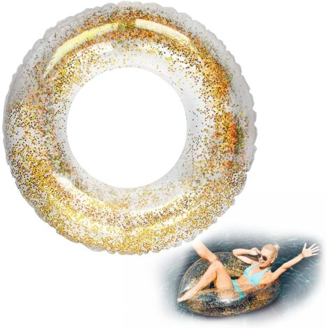 Bouée transparente, bouée clignotante pour adulte, bouée gonflable, jouets de plage et de piscine pour l'été (1/5)