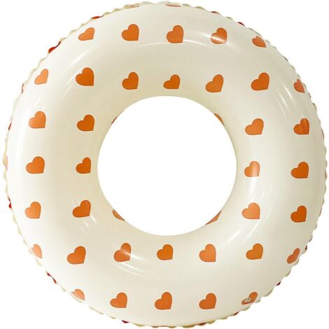 Bouée gonflable extra épaisse pour adultes, jeu de piscine et jouet de natation, en forme de cœur (1/5)