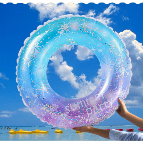 Bouée gonflable pour piscine, pour adultes et enfants (1/4)