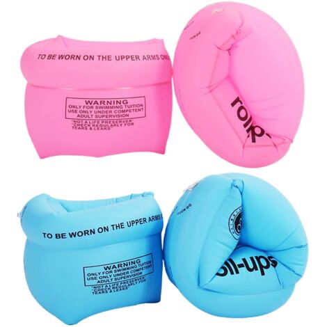 Brassards gonflables pour enfants et adultes - Brassards de piscine gonflables, bouées de natation en PVC pour les tout-petits de 3 à 5 ans, les enfants de 6 à 12 ans et les adolescents, taille S (1/5)