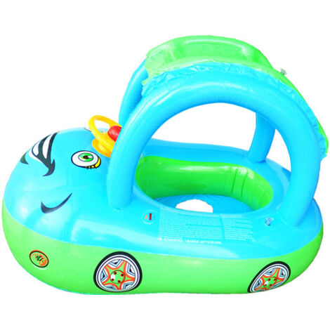 Bouée gonflable avec auvent pour apprendre à nager, chaise de piscine (1/5)