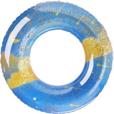 Bouée gonflable pour jeunes (12-16 ans) de 75 cm (29,5 pouces) en caoutchouc pour piscine et sports nautiques (1/5)