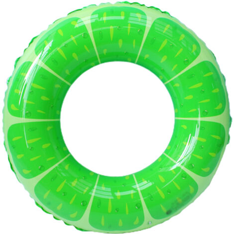 Bouée gonflable pour piscine et plage, bouée de natation en PVC résistant avec conception anti-fuite, grand matelas gonflable en deux parties (1/5)