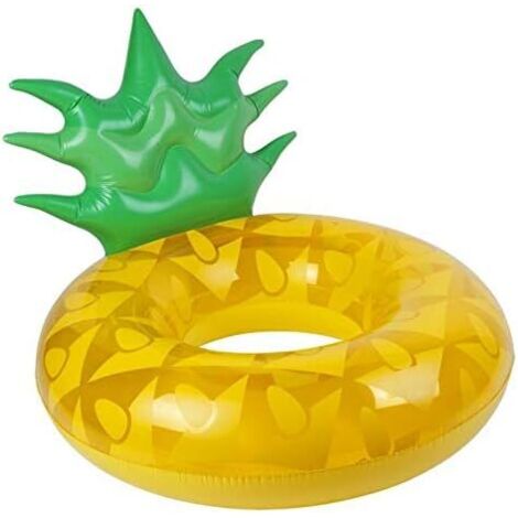 Bouée gonflable ananas - Grande bouée de piscine (1/4)