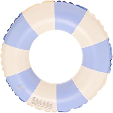 Bouée gonflable pour adultes, bouée de piscine, bouée gonflable rétro à rayures en PVC pour piscine (1/5)