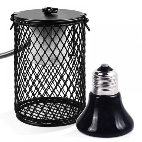 Lampe chauffante en filet pour amphibiens de compagnie, anti-brûlures, idéale pour grimper et grimper
