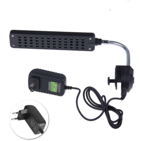 Éclairage pour aquarium à pince, 24/48 LED, 1,5 W, pour aquariums de 20 à 40 cm de hauteur.