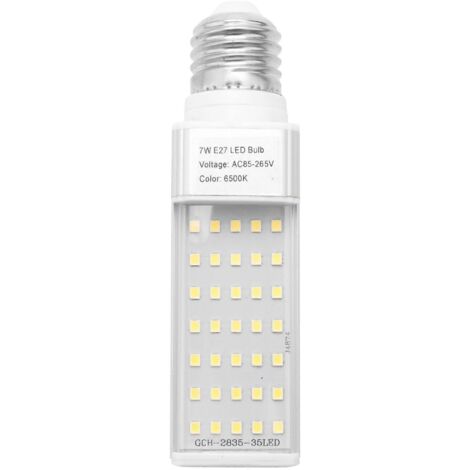 Lampe LED Fishpod blanche pour plantes d'aquarium 7W, pour poissons et coraux, culot E27 (1/5)