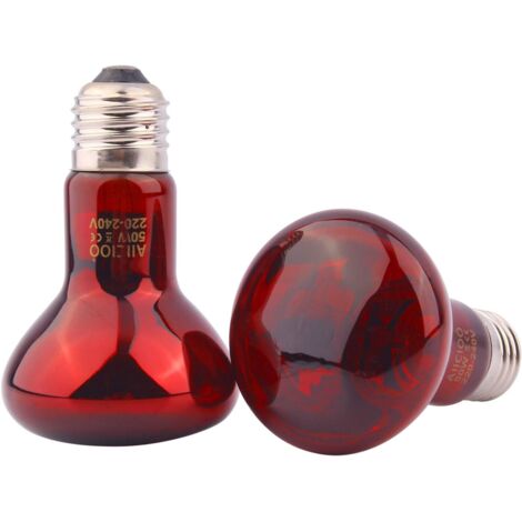 Lampe chauffante infrarouge pour reptiles - Dragon barbu/Lézard T (1/5)