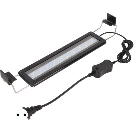 Lampe LED pour aquarium avec 3 niveaux de changement de couleur, lampe anti-éclaboussures réglable avec supports extensibles, design ultra-mince pour aquarium (1/5)