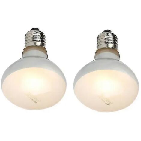 Lot de 2 ampoules chauffantes UVB/UVA pour reptiles, amphibiens et oiseaux, offrant une luminosité réaliste (100 W) (1/4)