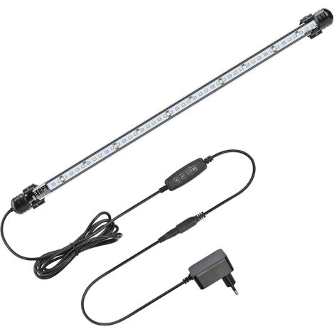 Éclairage LED pour aquarium avec minuterie, submersible, blanc et bleu, éclairage réglable, 4 W, 230 lm (1/5)