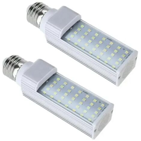 2 lampes LED Fishpod blanches pour aquarium (7 W) pour la croissance des plantes, poissons et coraux, culot E27 (1/5)