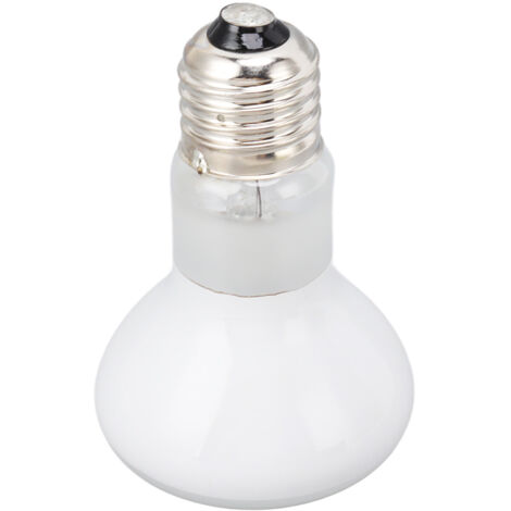 Lampe chauffante UVA E27 pour reptiles, amphibiens, dragons barbus, tortues, pythons royaux, 220-240 V, blanche, 100 W (1/5)
