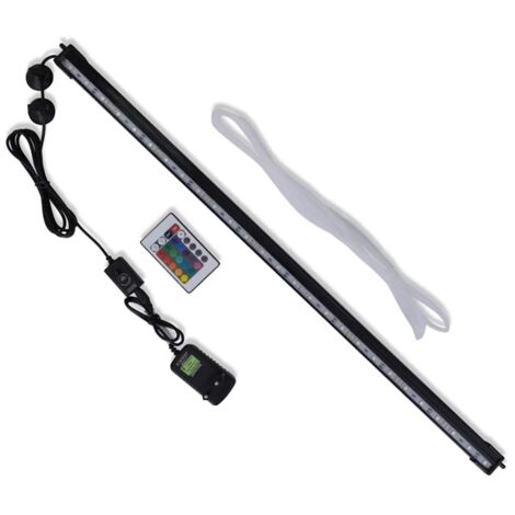 Lampe à bulles LED vidaXL pour aquarium RGB 71 cm (1/5)