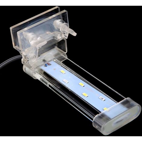 Lampes LED à pince pour aquarium, éclairage blanc et bleu haute luminosité, économie d'énergie, interrupteur séparé.