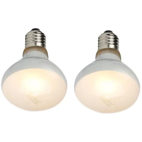 Lot de 2 ampoules chauffantes UVB/UVA pour reptiles, amphibiens et oiseaux (100 W) pour un effet lumineux et chauffant réaliste (1/5)