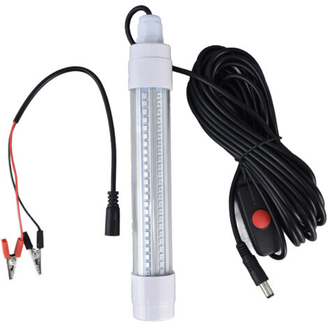 Lampe de pêche LED verte submersible 16 W 1300 lm AC12-36 V pour aquarium (1/5)