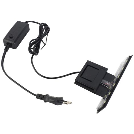Lampe LED mince étanche à pince pour aquarium, éclairage pour plantes (1/5)