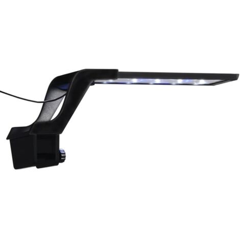 Lampe d'aquarium vidaXL avec pince 25-45 cm Bleu et blanc (1/5)