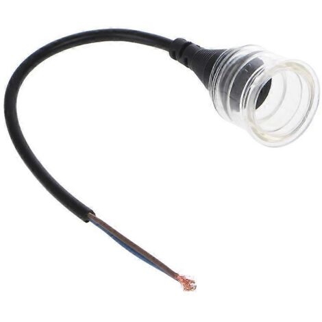 Support de lampe pour tubes fluorescents T8, base en caoutchouc transparent étanche, idéal pour bassin, aquarium et piscine. (1/5)