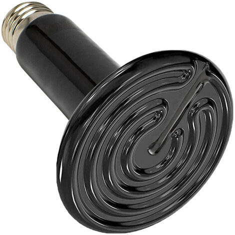Lampe chauffante infrarouge étanche en céramique 200 W 220 V pour reptiles (1/5)