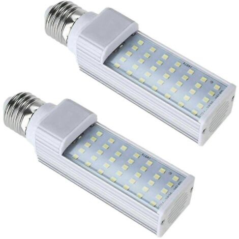 [KK] 2 lampes LED blanches Fishpod pour plantes d'aquarium 7 W, ampoule E27 (1/5)