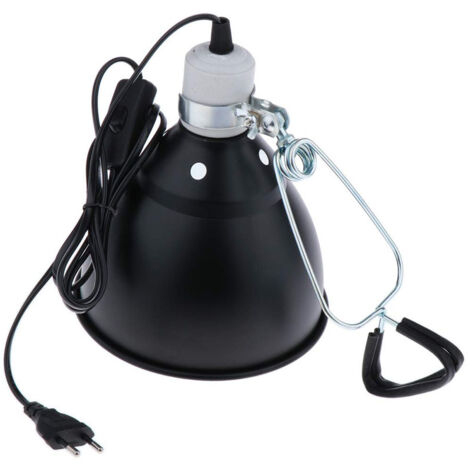 Support de lampe chauffante en céramique pour reptiles, éclairage UVA et UVB (1/5)