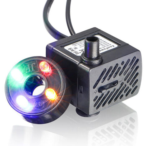Pompe submersible ultra-silencieuse à 4 ampoules LED 3,5 W (norme européenne), 1 pièce (1/5)