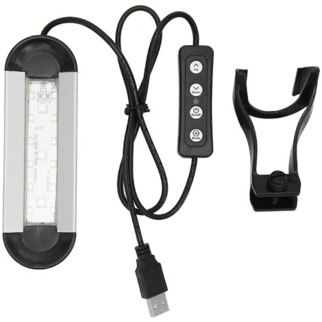 Lampe LED 6W à spectre complet pour aquarium d'eau douce (élevage). (1/5)