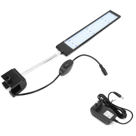 Lampe LED à pince pour aquarium, 27 LED lumineuses, prise UE 100-240 V (1/5)