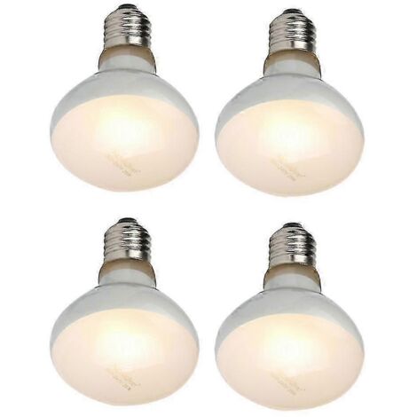 Lot de 4 ampoules chauffantes UVB/UVA pour reptiles, reproduisant une forte chaleur similaire à la lumière du soleil, pour amphibiens (100 W) (1/5)