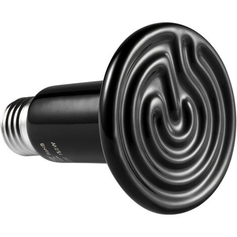 Lampe chauffante E27 200W pour animaux, avec chaleur infrarouge en céramique, pour reptiles (1/5)
