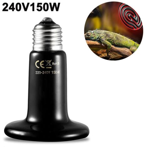 Lampe chauffante en céramique pour reptiles et animaux, compatible avec les modèles KLB 150 W (1/5)