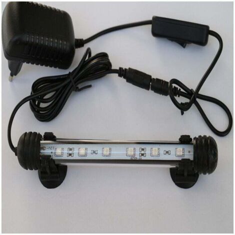 Lampe LED pour aquarium, 18 cm, blanche, éclairage d'aquarium à économie d'énergie et silencieux (1/5)