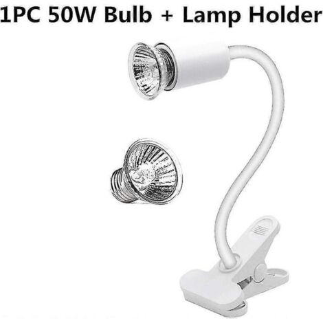 Lampe chauffante pour reptiles, lampe chauffante pour terrarium, lampe chauffante pour tortues, ampoule pour lampe chauffante pour reptiles, support d'ampoule pour lampe chauffante (1/5)