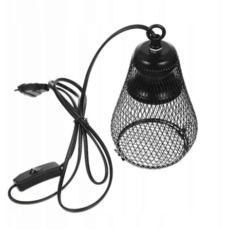 Abat-jour pour reptiles, grille anti-brûlure