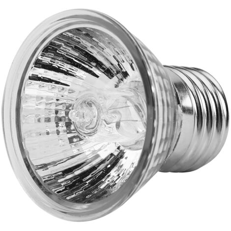 1 lampe chauffante neuve 220-240V pour aquarium, accessoires pour reptiles, lézards et tortues (50W) (1/5)