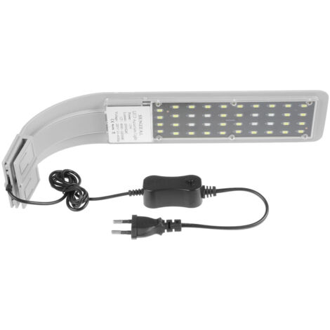 Lampe LED à pince TEMPSA 10W 24 LED pour aquarium, éclairage flexible, norme européenne (1/5)