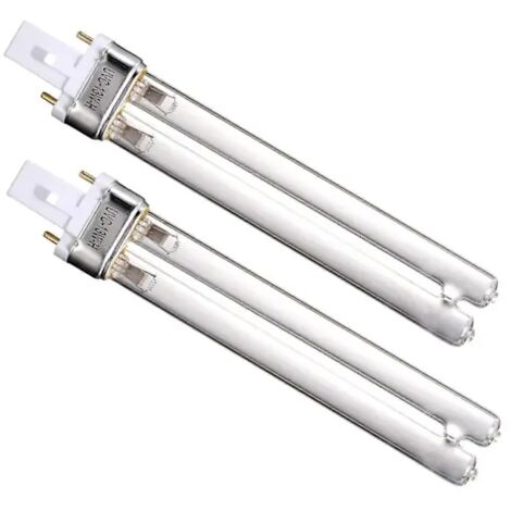 Lot de 2 lampes UV 13 W à culot G23 SunSun Jebao (1/5)