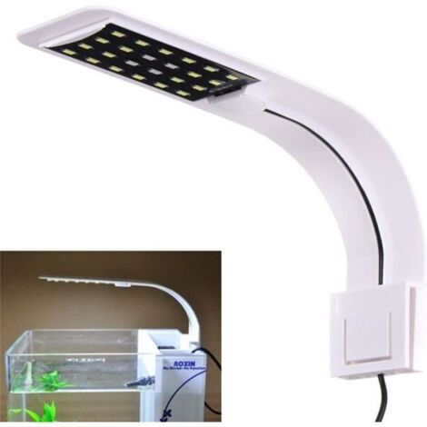 Lampe LED flexible à pince pour aquarium 10W 24 LED (UE) (1/4)