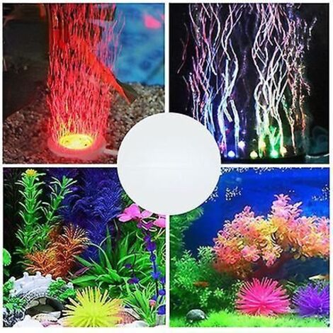 Lampe à bulles LED pour aquarium, bordures de sable (1/2)