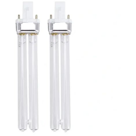 Lot de 2 lampes de stérilisation UV G23 11W pour la désinfection des aquariums [JR],D (1/5)