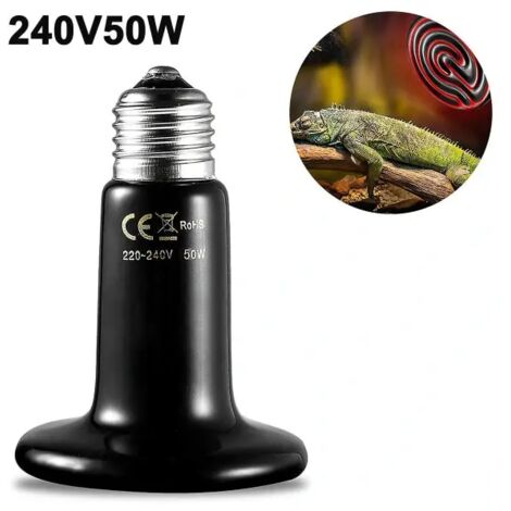 Lampe chauffante en céramique infrarouge pour reptiles (1/5)