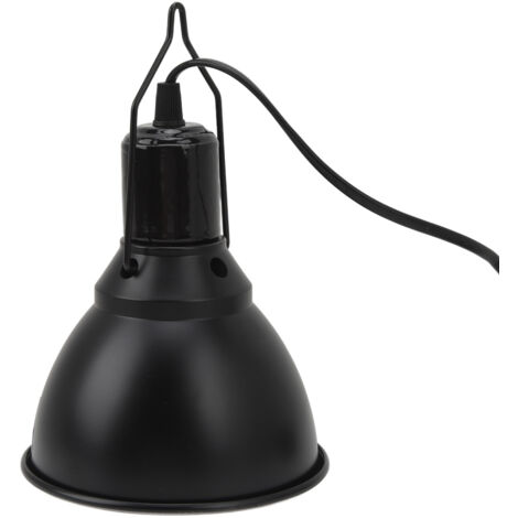 Lampe pour reptiles avec éclairage simulé, douille E27, compatible avec ampoules UVA et UVB, lampe chauffante pour solarium. (1/5)