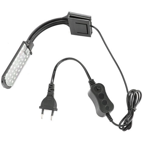 Lampe LED pour plantes d'aquarium à pince, 220-250 V, prise européenne (1/5)