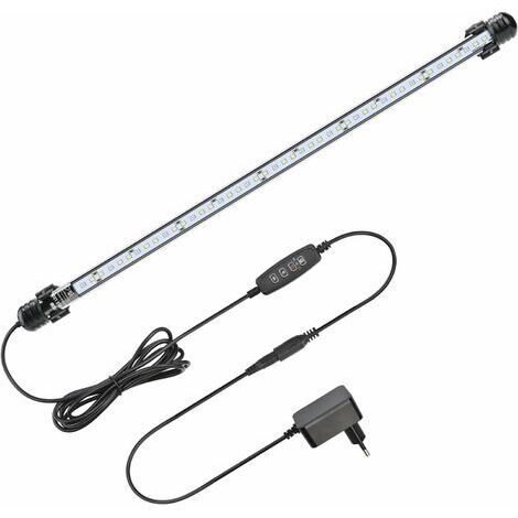 Éclairage LED pour aquarium avec minuterie, submersible, blanc et bleu, luminosité réglable, 4 W, 230 lumens (1/5)