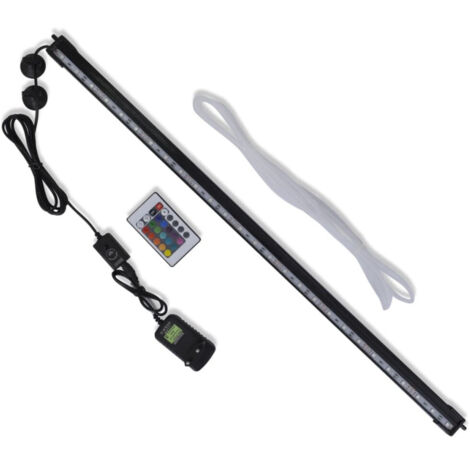 Lampe d'aquarium avec LED RGB et bulles 71 cm (1/5)