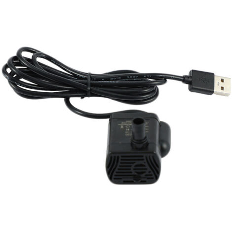 Mini pompe submersible ultra silencieuse à brosse USB 5V 70 cmH2O pour aquarium (1/5)