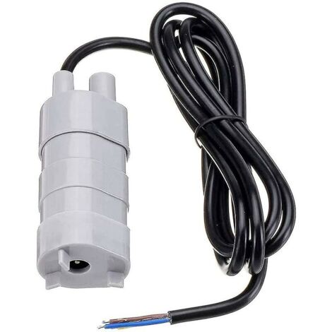 Pompe submersible, pompe à eau à haut débit 12 V CC, pompe à eau douce, pompe pour bateau, camping-car, bassin, aquarium, douche, jardin, 840 L/h - FY (1/5)